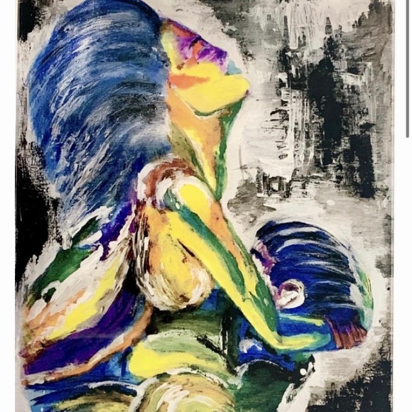 Acrylic Painting print on Acrylic Glass - Picture 2 of 7